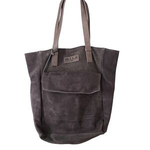 NWOT MILA Made in Los Angeles Brown Suede Tote